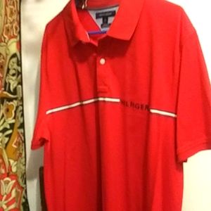 Brand new red Tommy Hilfiger polo